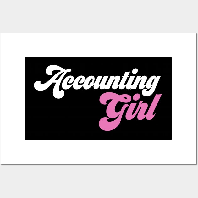 Accountant girl Wall Art by Sloop